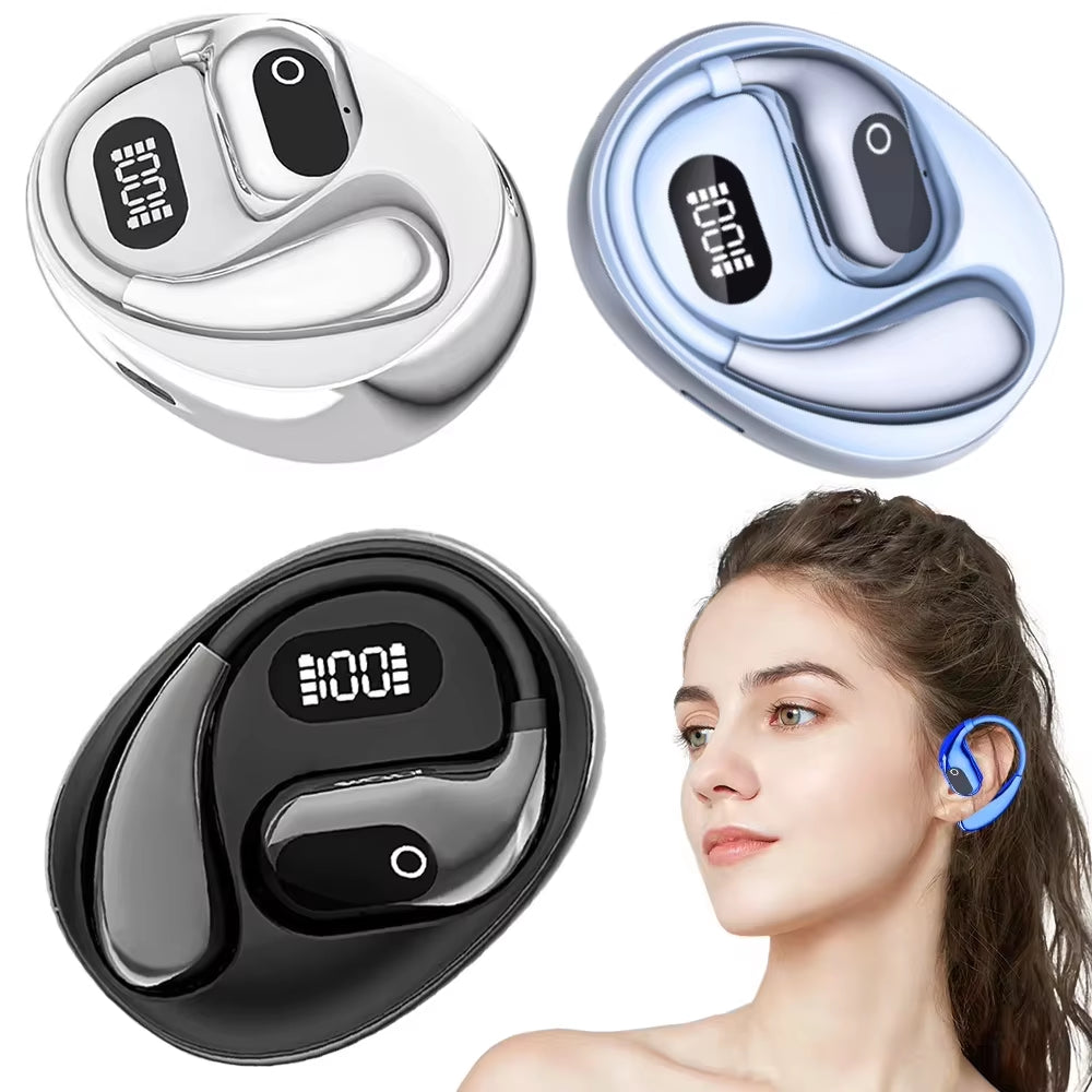 AI Translator Earbuds 138 Languages Bluetooth-Compatible 5.3 Real-Time Two-Way Earbuds Open Air Traductor Smart Voice Translator